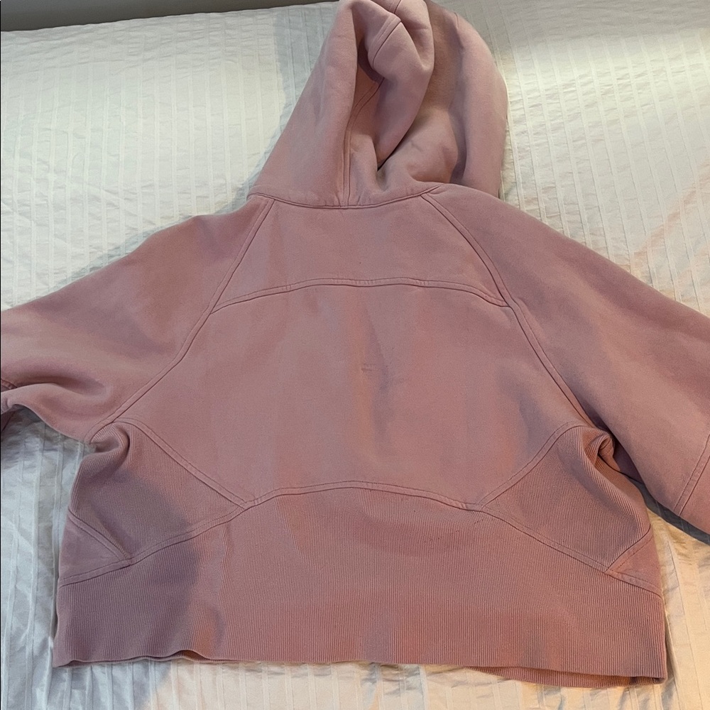 Lululemon Women’s Scuba Oversized Half-Zip Hoodie Size M/L in Pink - Picture 6 of 6